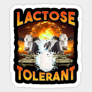 Lactose Tolerant Sticker